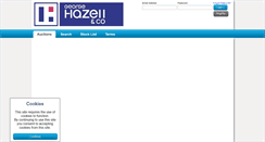 Desktop Screenshot of hazell-auctions.co.uk